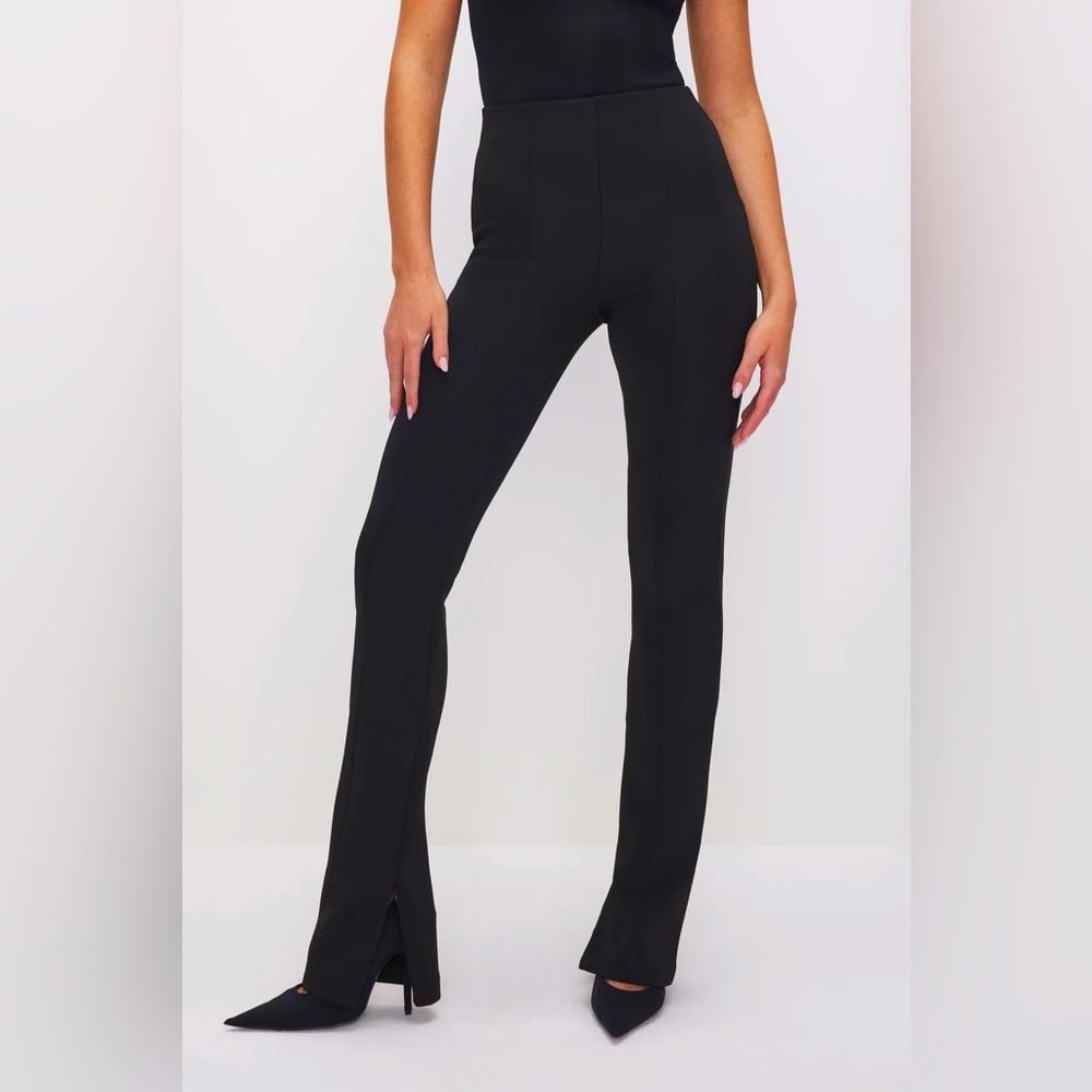 Good American Black High-Waisted Pants